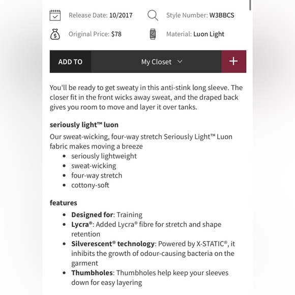 🍋 Lululemon Meant To Move Long Sleeve - Tiger Space Dye Black White - Sz 8 - Picture 5 of 11